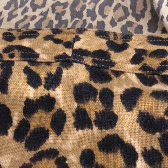 Ralph Lauren size 14 Leopard print, button down skirt with pockets Aragon print - Picture 4 of 13